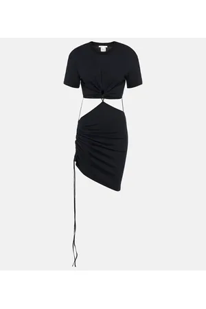 Nensi Dojaka Cutout cotton jersey T-shirt dress