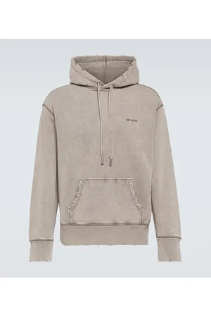 Ami Logo cotton jersey hoodie