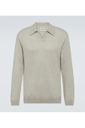 LE KASHA Gibson cashmere polo sweater