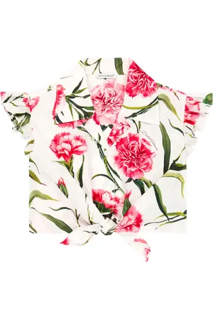 Dolce & Gabbana Floral-print cotton top