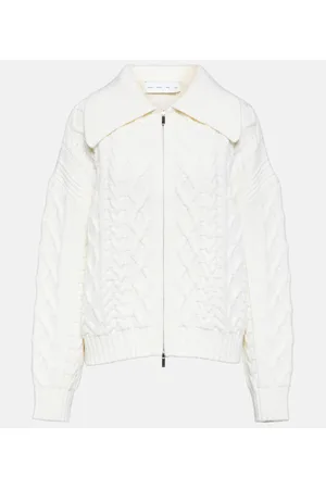Proenza Schouler Label cable-knit wool cardigan