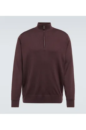 Loro Piana Mezzocollo Balfour cashmere, wool, and silk sweater