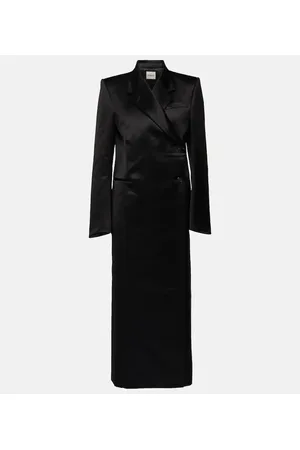 Khaite Kelton satin coat