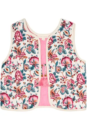 Louise Misha Oznale floral quilted vest