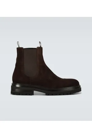 Gianvito Rossi Harry suede Chelsea boots