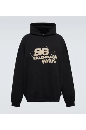 Balenciaga Logo cotton hoodie