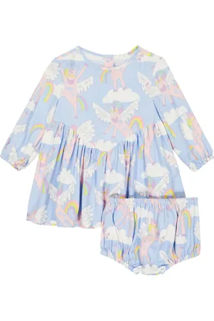 Stella McCartney Baby printed jersey dress and bloomers