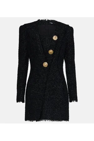 Balmain BouclÃ© minidress