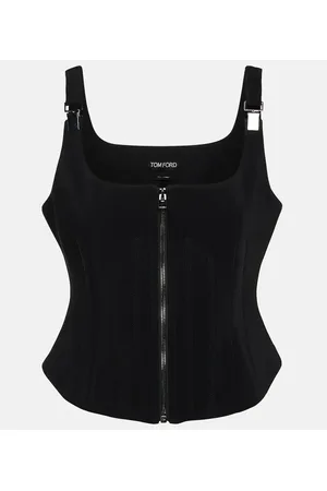 Tom Ford Puffed-sleeve top