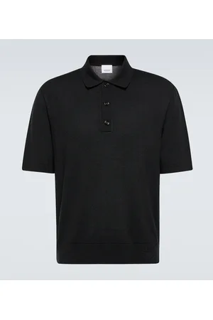 Burberry Wool and silk polo top