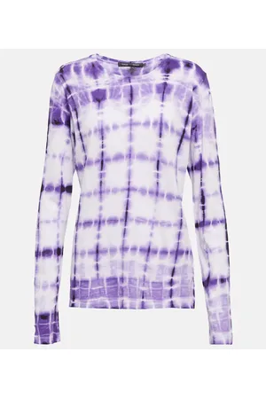 Proenza Schouler Tie-dye cotton top