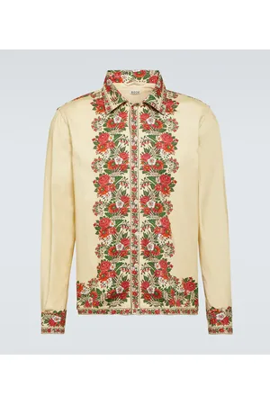 BODE Winter Bouquet cotton shirt