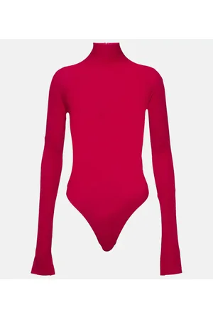 Alaïa AlaÃ¯a Turtleneck jersey bodysuit