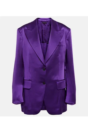 Tom Ford Double-breasted satin blazer
