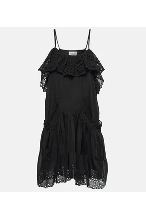 Marant Etoile Keoly tiered cotton minidress