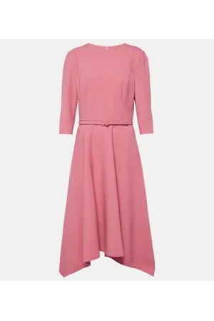 Oscar de la Renta Wool-blend midi dress