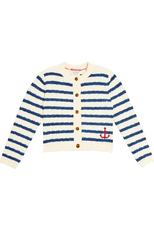 Scotch&Soda Striped cotton-blend cardigan