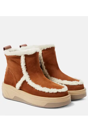 Bogner Astana shearling-trimmed ankle boots