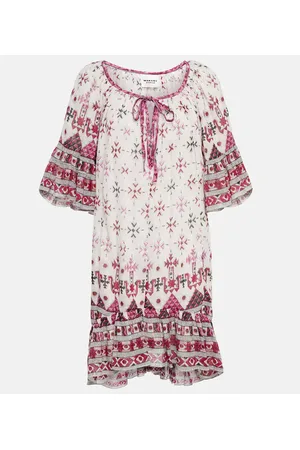 Marant Etoile Loane printed cotton minidress