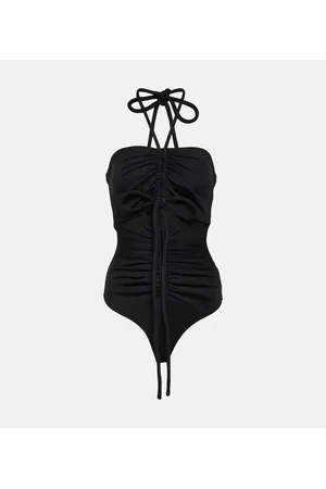 Proenza Schouler Compact jersey ruched bodysuit