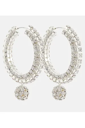 MAGDA BUTRYM Embellished hoop earrings