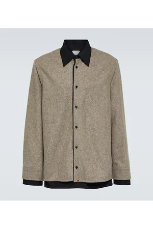 Bottega Veneta Wool flannel overshirt