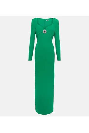 Safiyaa Zhad crÃªpe gown