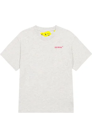 OFF-WHITE Printed logo cotton jersey T-shirt