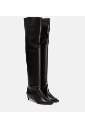 Isabel Marant Lisali leather over-the-knee boots