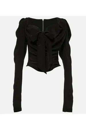 Vivienne Westwood Tie-detail silk top