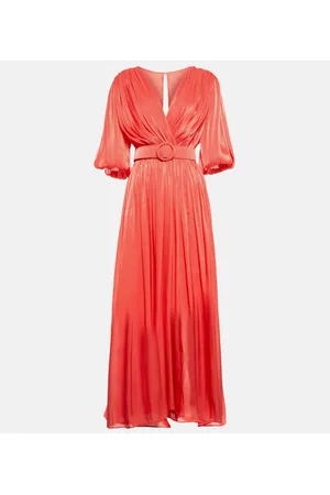 Costarellos Brennie georgette midi dress