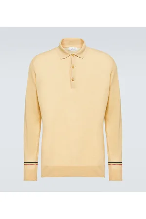 Etro Linen and cotton polo sweater