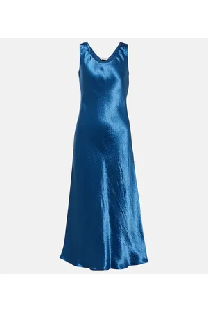 Max Mara Talete satin midi slip dress