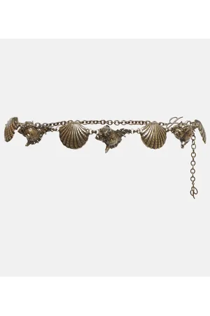 BLUMARINE Seashell-embellished belt