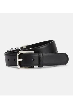 Dolce & Gabbana X Kim logo leather belt