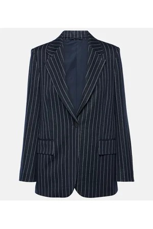 Max Mara Aceri pinstripe jersey blazer