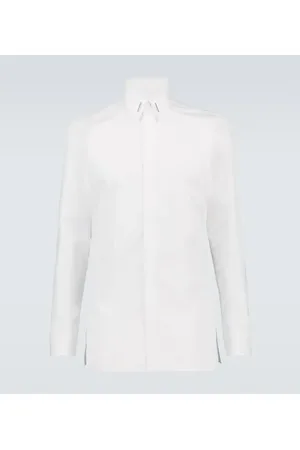 Givenchy Long-sleeved logo plaque shirt