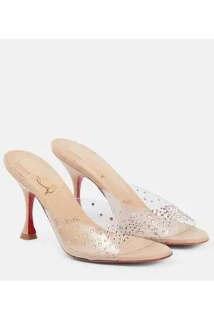 Christian Louboutin Nudes Degramule embellished mules