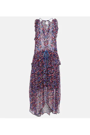 Marant Etoile Fadelo printed chiffon maxi dress