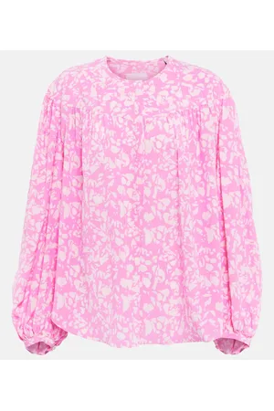 Isabel Marant Brunille silk-blend chiffon blouse
