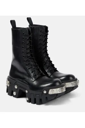 Balenciaga Bulldozer leather ankle boots