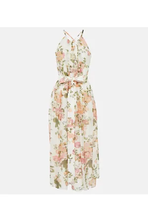Erdem Zinnia floral cotton and silk midi dress