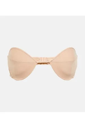 MAGDA BUTRYM Floral bandeau bikini top