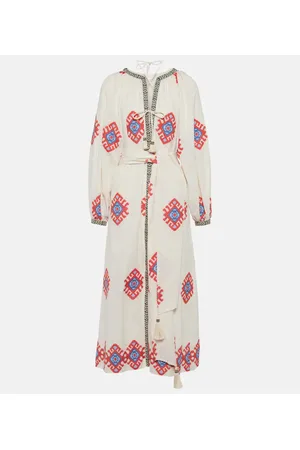 JOHANNA ORTIZ Jacquard cotton midi dress