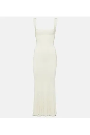 GALVAN Atalanta beaded midi dress