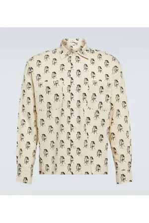 BODE Jumping Jockey printed cotton shirt