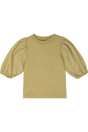 Molo Rica puff-sleeve cotton top