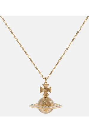 Vivienne Westwood Crystal-embellished pendant necklace