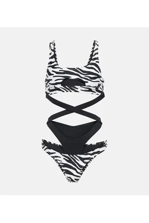 Reina Olga Theresa animal print swimsuit