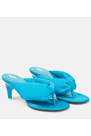 The Attico Rem satin thong sandals